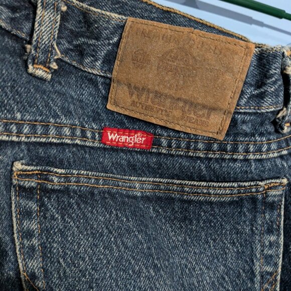 WRANGLER Vintage Strait Leg Denim Jeans  44-34 - Picture 2 of 3